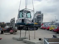 Takeuchi TB 135 mit spez. Kranaufhängung